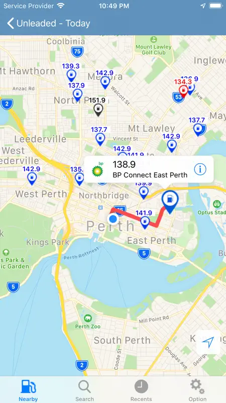 Fuel Price for WA screenshot 1 of 8