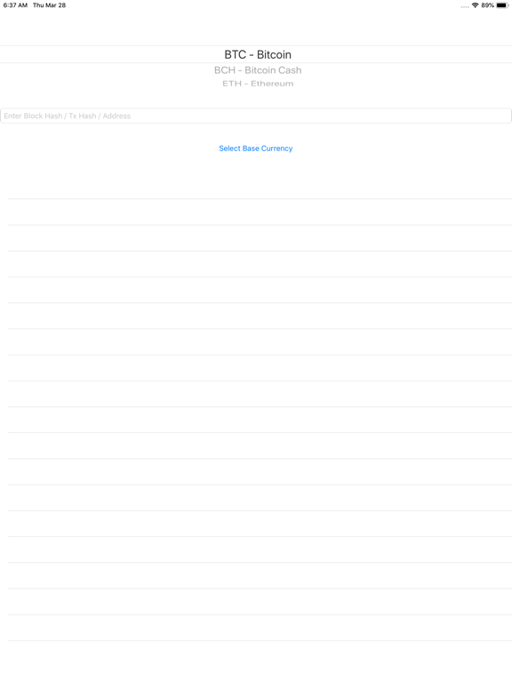 Screenshot #4 pour Cryptocurrency Block Explorer