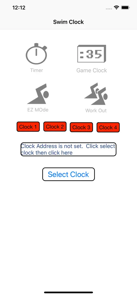 Swim Clock Controller