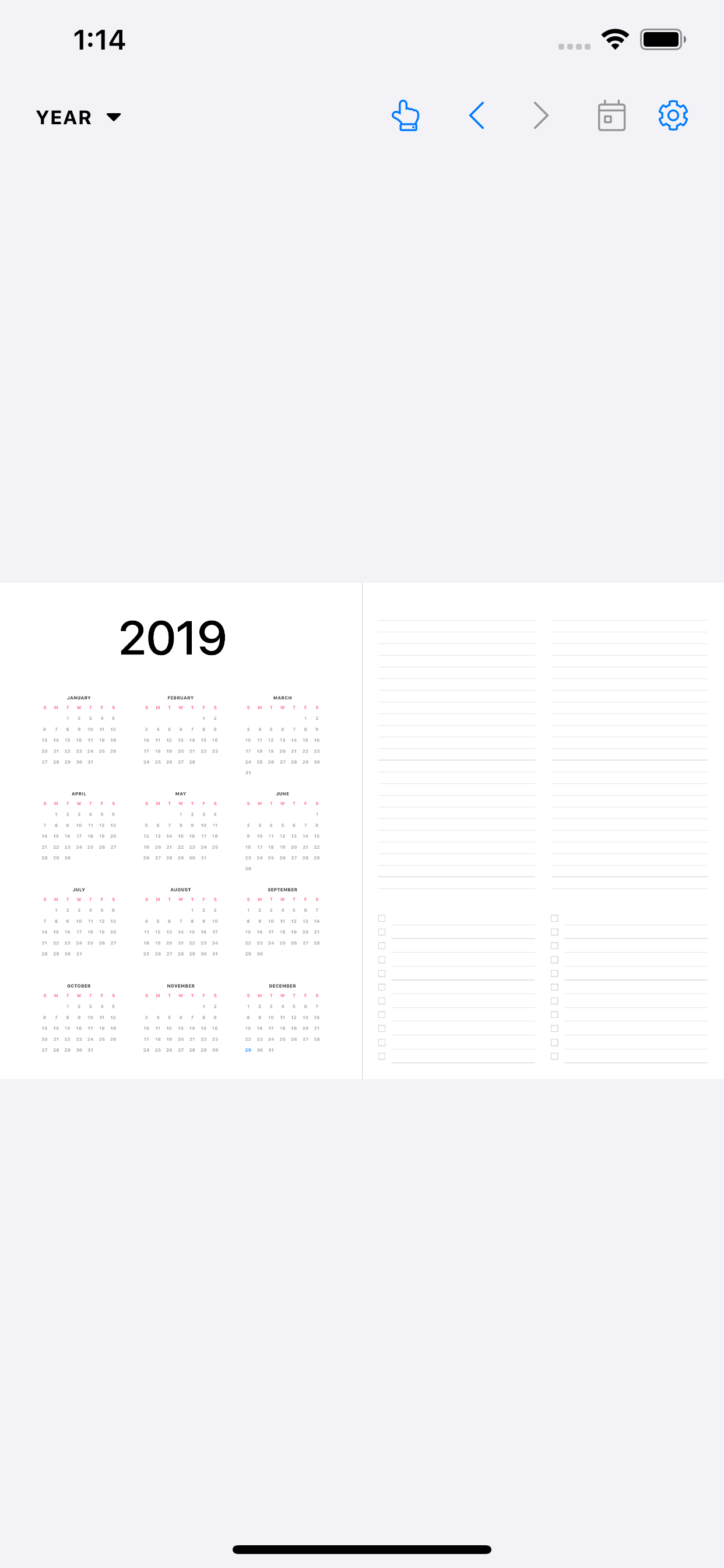 Pencil Planner & Draw Calendar