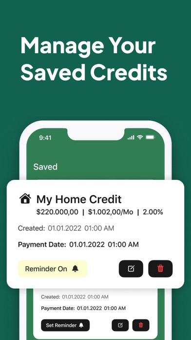 Mortgage Calculator Financier Screenshot