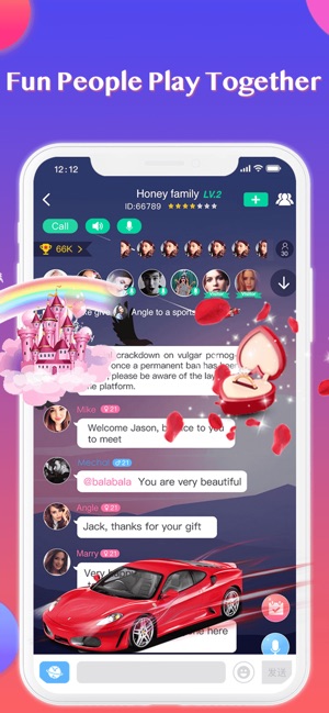 Famy-Group Voice Chat Rooms(圖3)-速報App