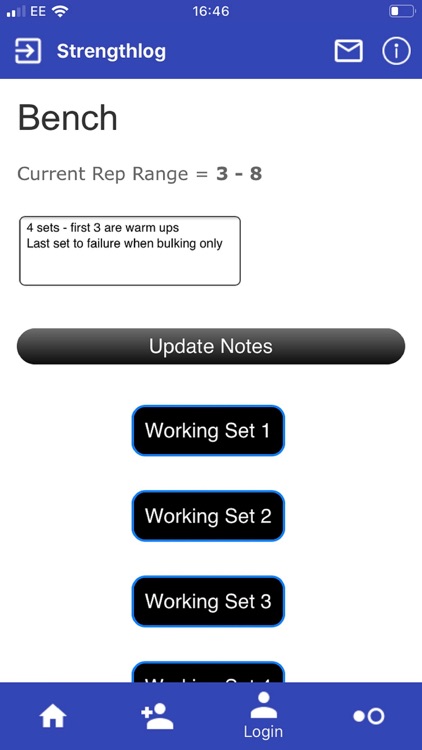 Strengthlog Training Log