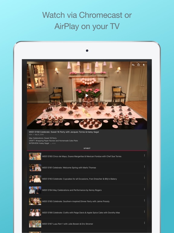 Martha Stewart TV iPad screenshot 5 - Lifestyle app