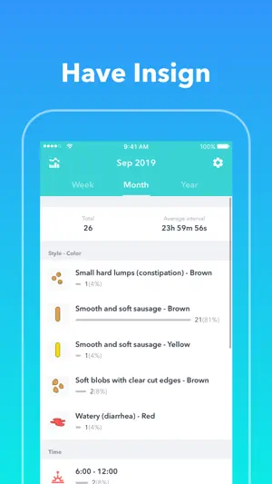 PCal - Poop Tracker,Calendar screenshot 3