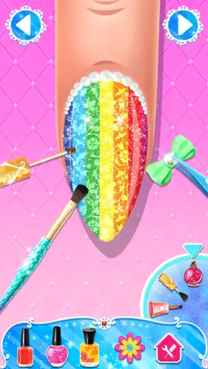 Nail salon game screenshot 2
