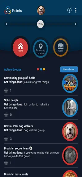 Game screenshot Points Messenger apk