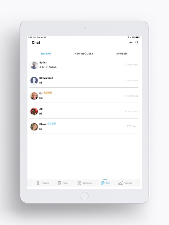 Sober Peer iPad screenshot 5 - Medical app