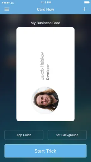 Screenshot von Card Now - Magic Business auf dem iPhone 1