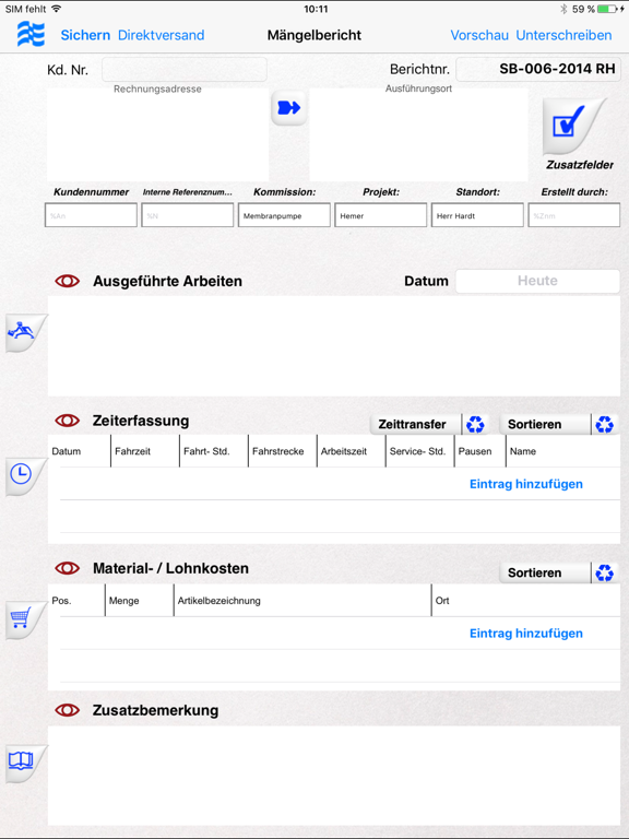 Screenshot #5 pour MEiAPPS Mängelbericht