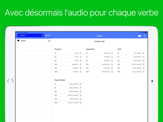 Screenshot #4 pour Les Verbes Italiens