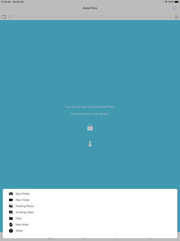 KodeFile iPad screenshot 7 - Productivity app