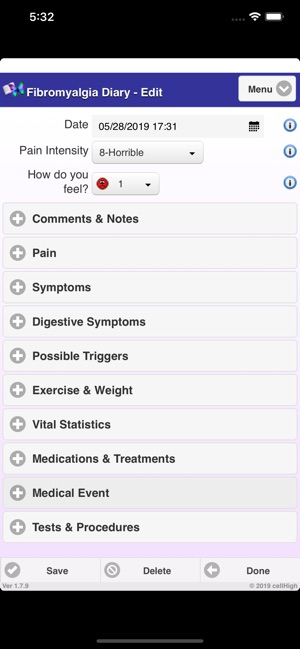 Fibromyalgia Diary 2(圖2)-速報App