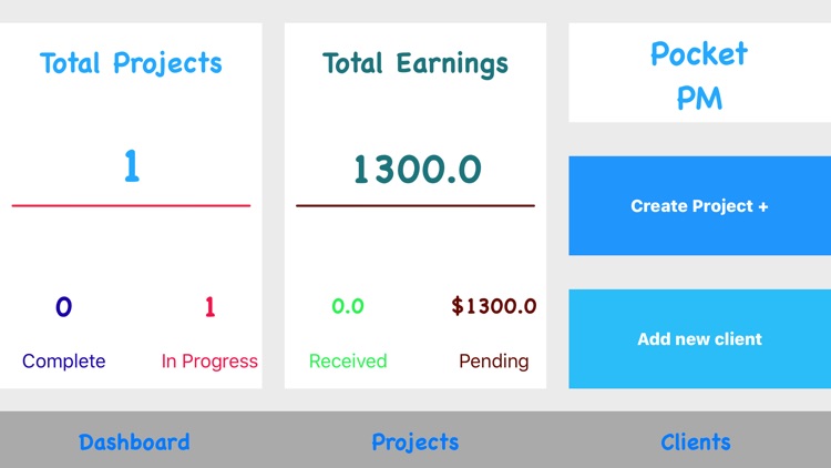 Pocket PM : My Project Manager