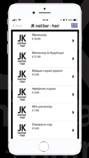 jk nailbar + hair iphone screenshot 3