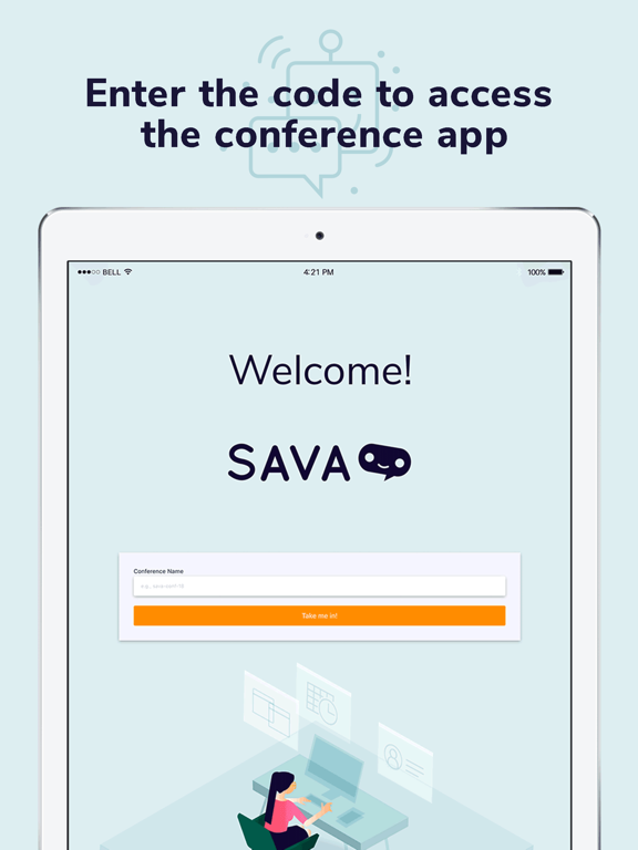 Sava.Events iPad screenshot 2 - Productivity app