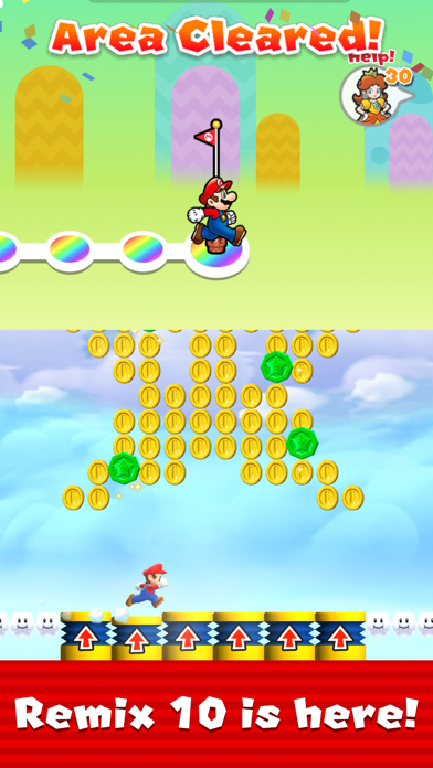 Screenshot from Super Mario Run