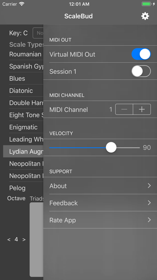 #4. ScaleBud - AUv3 MIDI Keyboard (iOS) 由: Cem Olcay