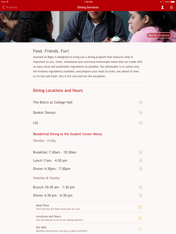Screenshot #6 pour MyRegis, the Regis College app