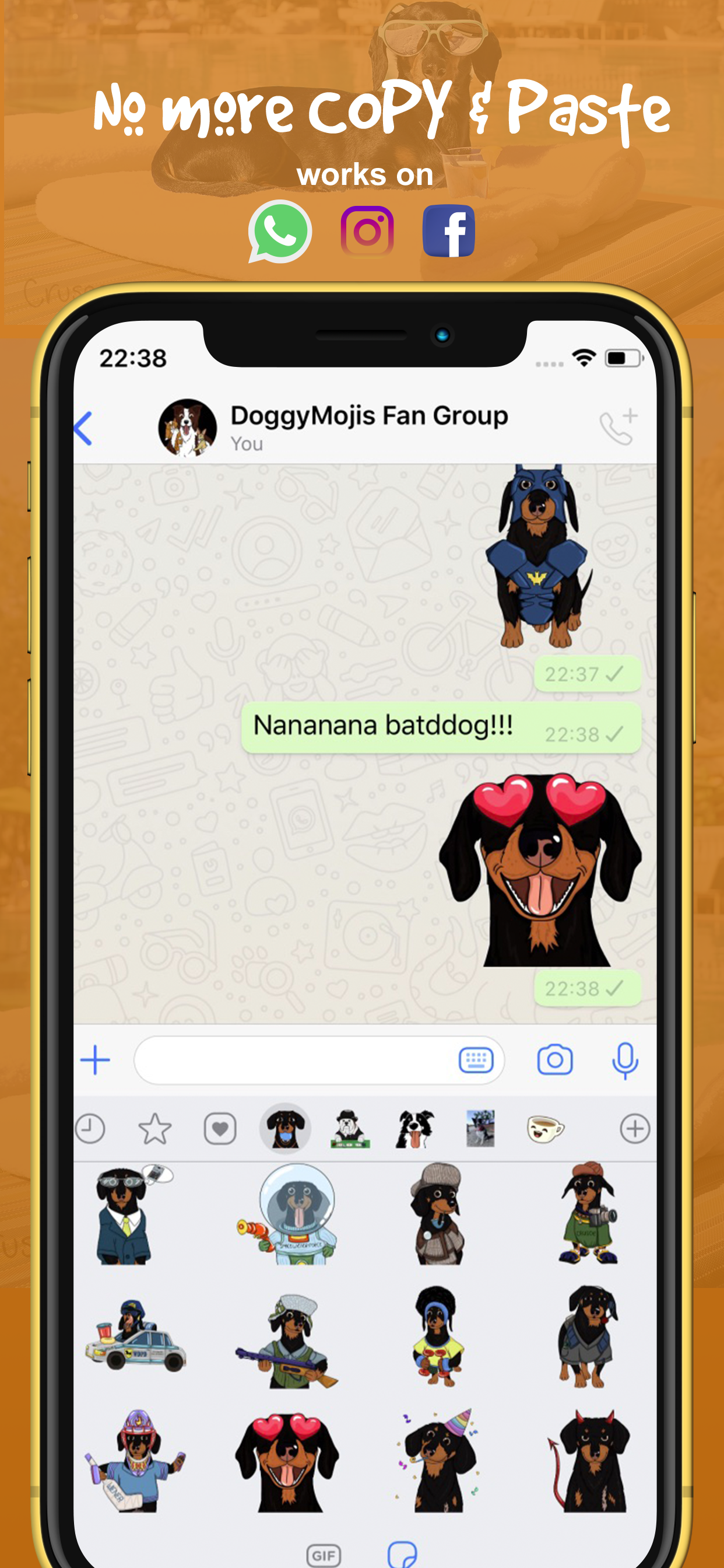 CrusoeMoji - Dachshund sticker