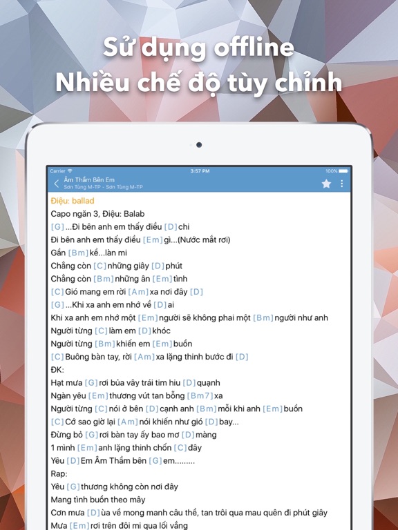Screenshot #5 pour Hợp Âm Chuẩn - Guitar Tabs