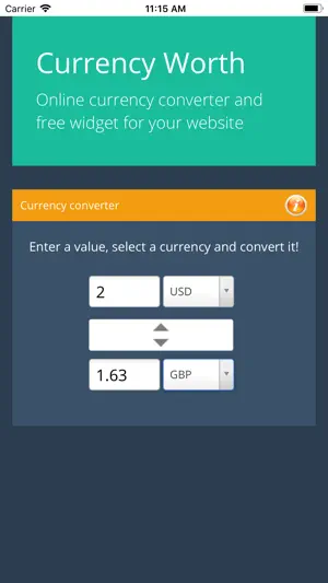 Currency Worth screenshot 3