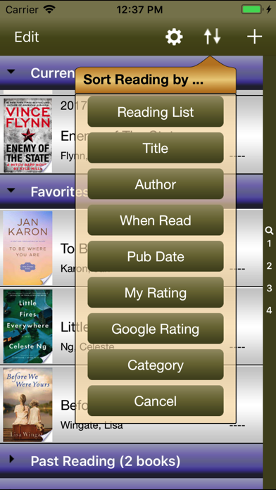 FrontCover - A Reading App Screenshot