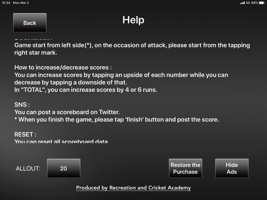 Screenshot #5 pour Cricket_ScoreBoard