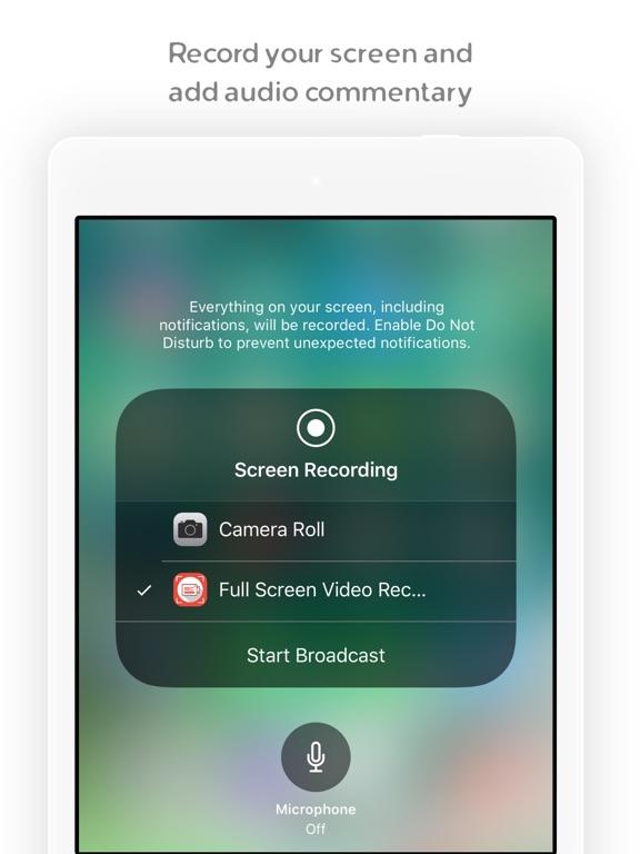 Screenshot #5 pour Full Screen Video Recorder