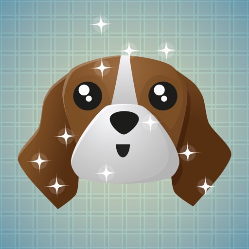 Sticker Me: Brown Dog Faces icon