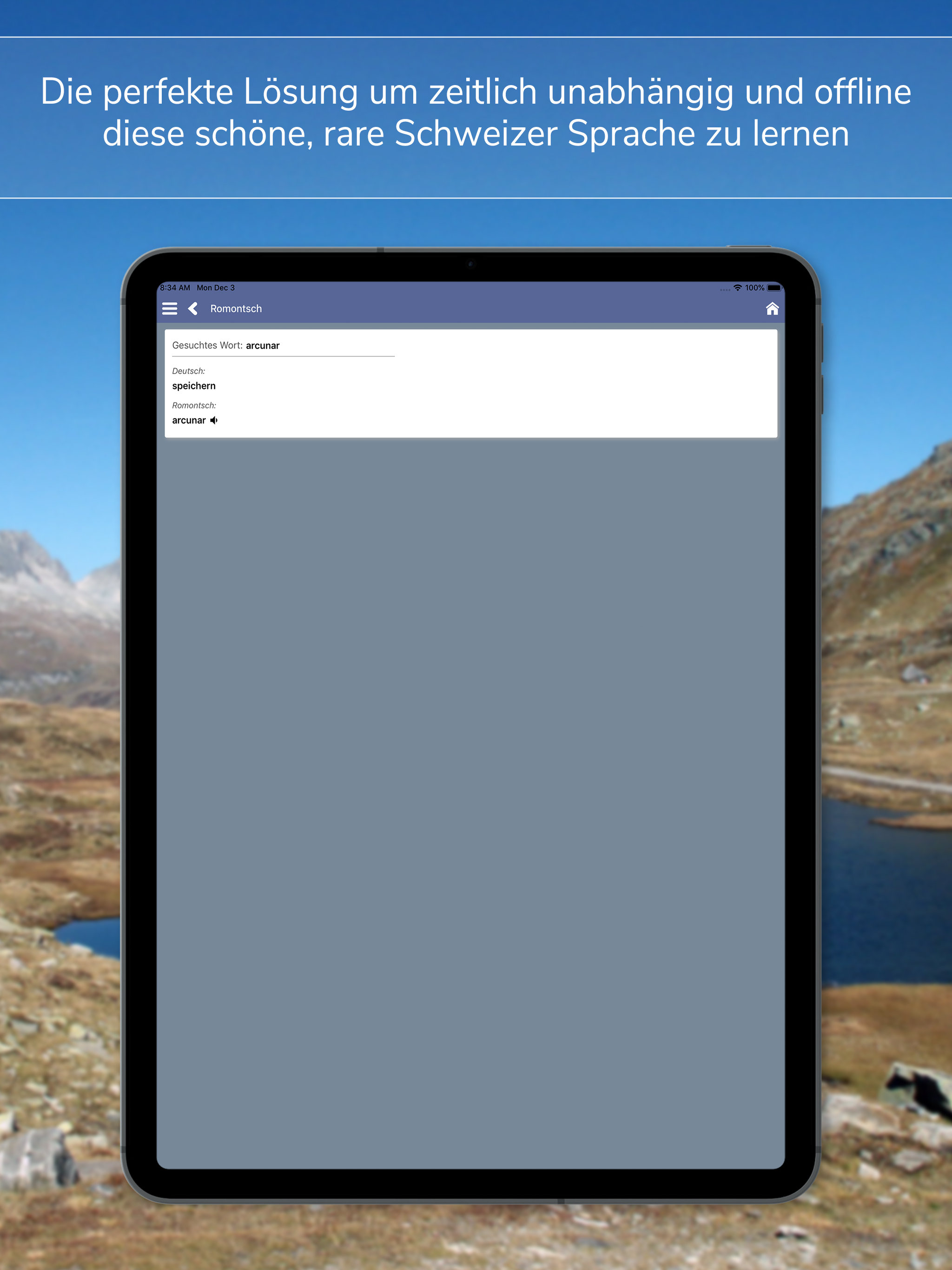 Wortsammlung Sursilvan screenshot 18