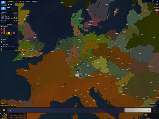 Age of History II Europe iPad app afbeelding 4