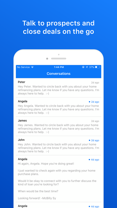 Screenshot #1 pour Prospect Messenger