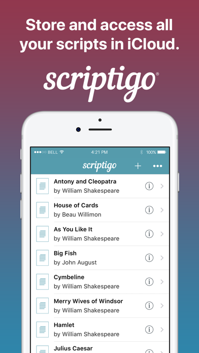 Screenshot #2 pour Scriptigo Script Reader