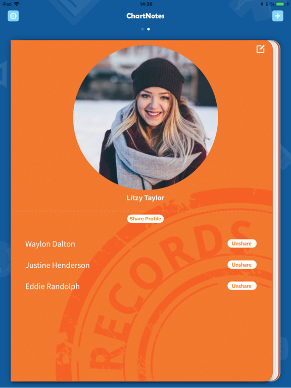 Screenshot #4 pour ChartNotes