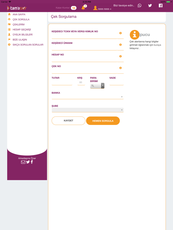 Screenshot #6 pour Tamfaktoring Tamasor