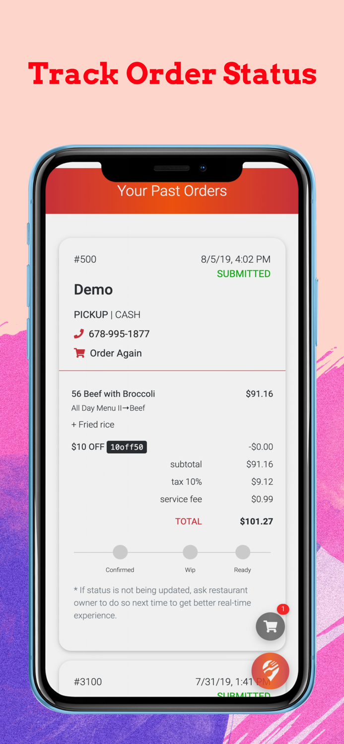 qMenu - Food Ordering