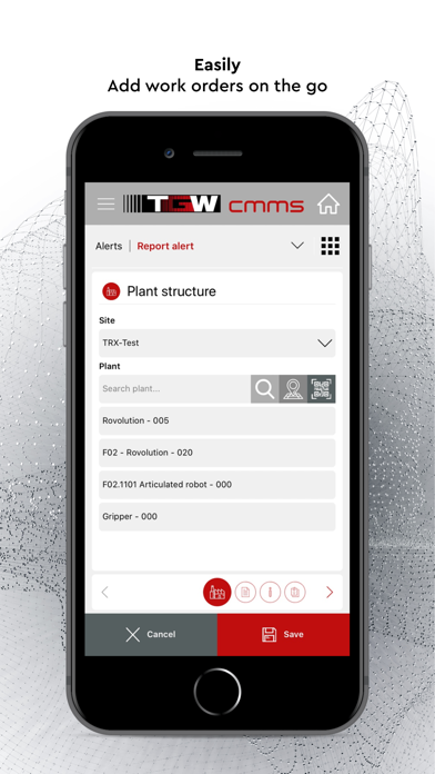 Screenshot 2 of TGW CMMS App