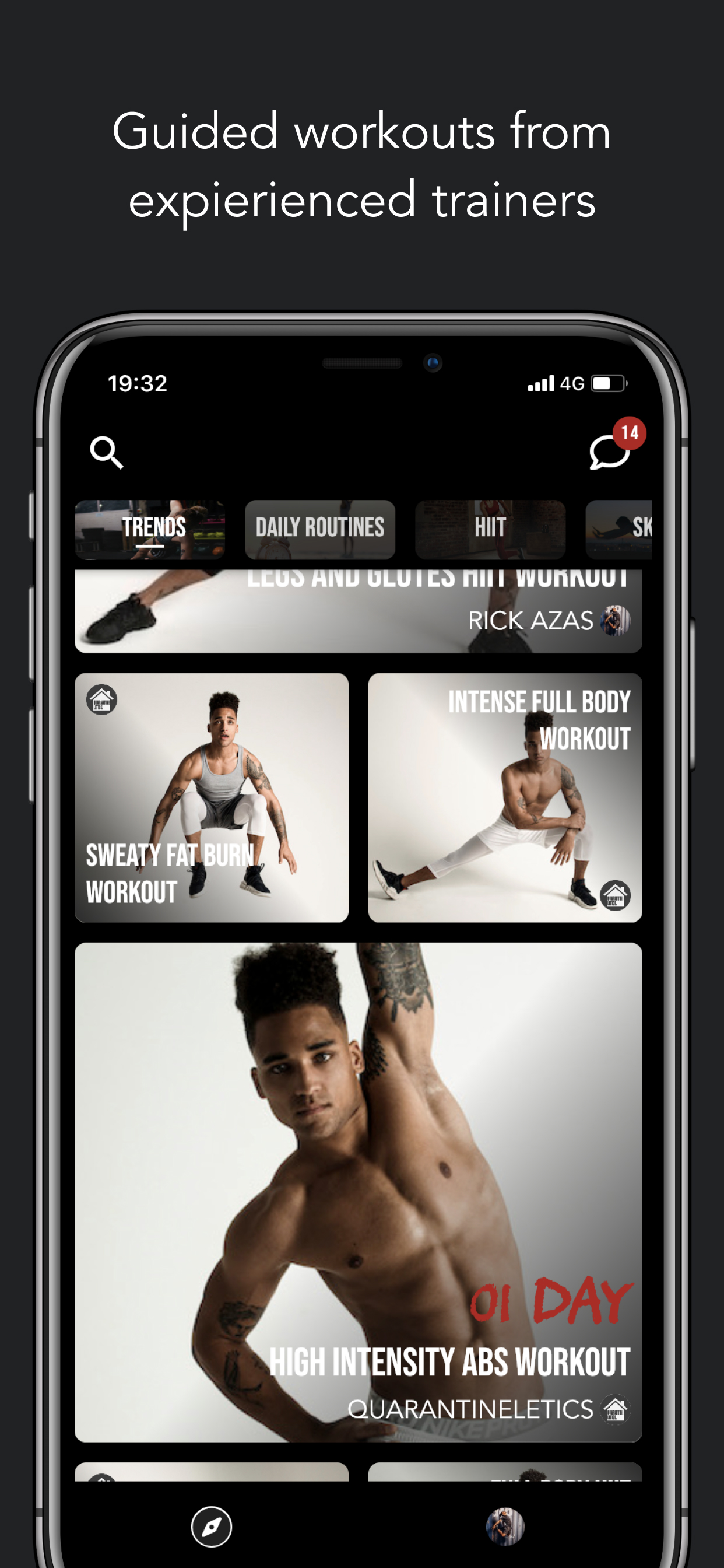 Xcept: Live home workouts