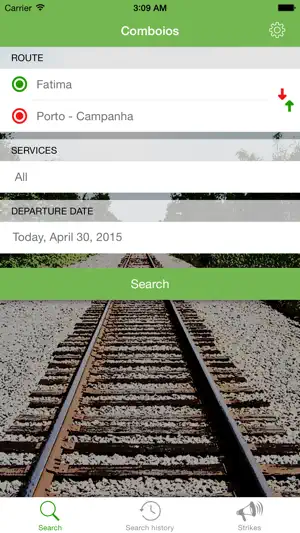Comboios screenshot 2