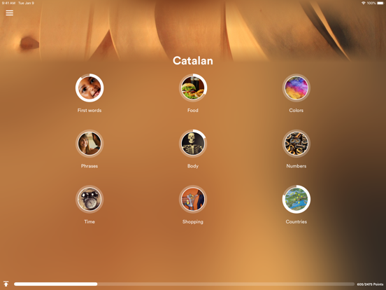 Learn Catalan - EuroTalk iPad screenshot 1 - Education app