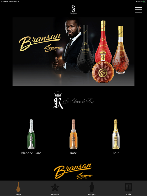 Sire Spirits iPad screenshot 3 - Food & Drink app