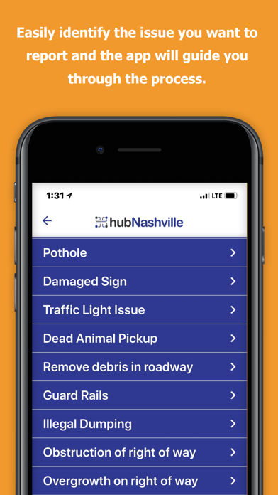 hubNashville 311 Screenshot