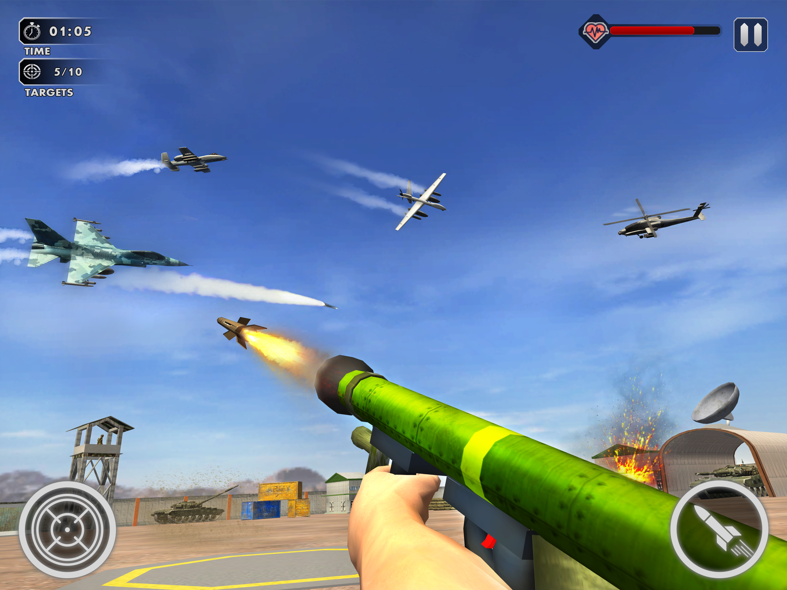 Airplane Sky Shooter Game 2020