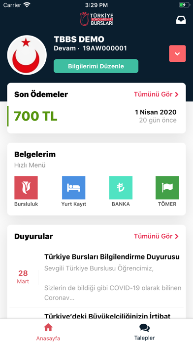 Screenshot 2 of Türkiye Bursları App