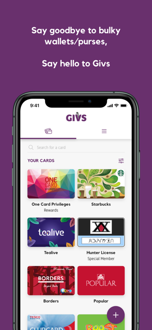 Givs - Loyalty & Reward Cards(圖1)-速報App