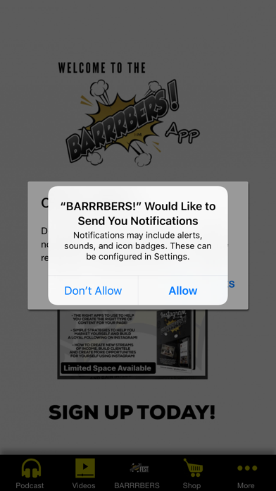 Barrrbers screenshot 2