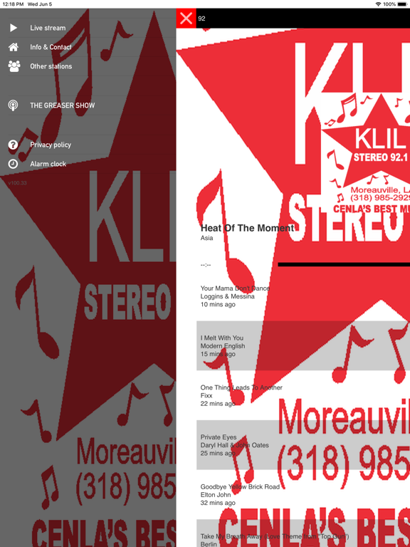 KLIL RADIO. COM iPad screenshot 2 - Entertainment app