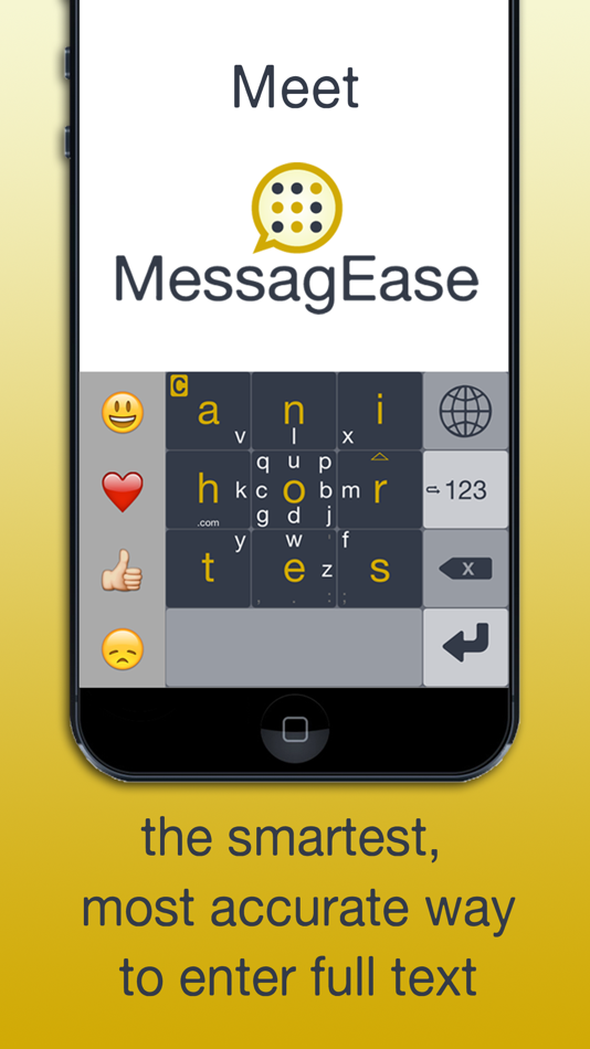 #1. MessagEase Keyboard (iOS) 게시자: Exideas