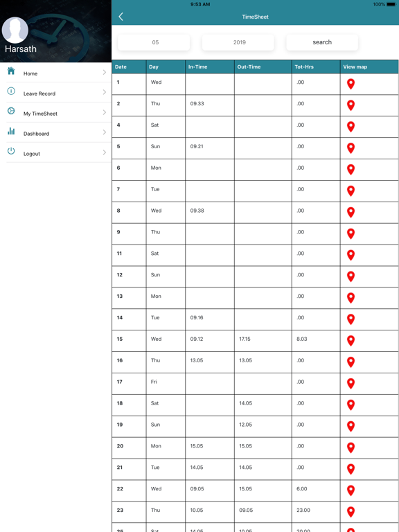 Screenshot #6 pour Smart Self service Attendance